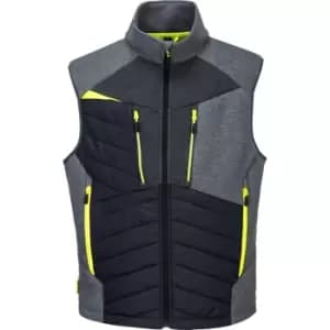 Portwest DX4 Mens Hybrid Baffle Gilet Metal Grey 3XL