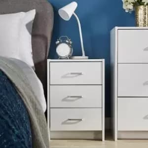 Stratford 3 Drawer Bedside Table Unit
