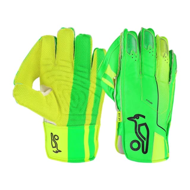 Kookaburra Kookaburra Men 2025 LC 3.0 Wicket Keeper Gloves in Green Green One Size Male 5063750277059