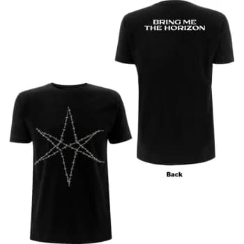Bring Me The Horizon - Barbed Wire Unisex Large T-Shirt - Black