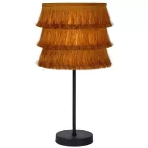Lucide EXTRAVAGANZA TOGO - Table Lamp - Ø18cm - 1xE14 - Ocher Yellow