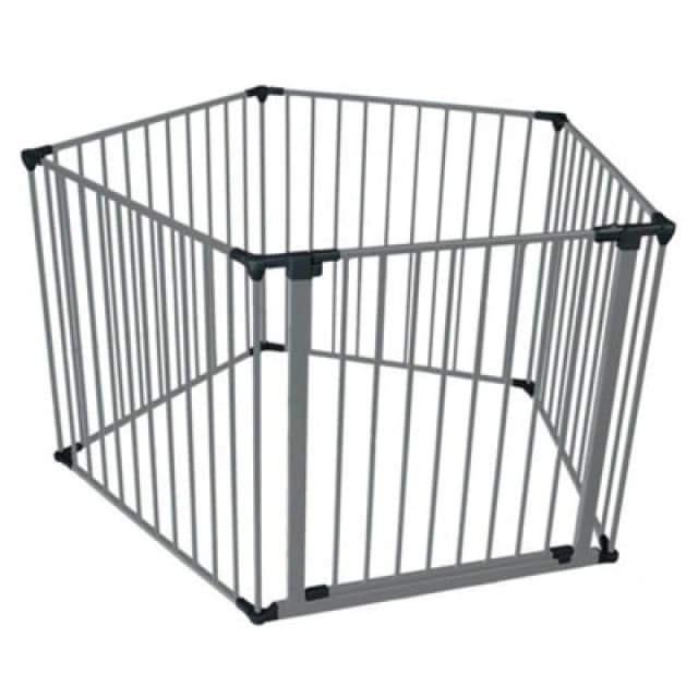 Safetots Premium Multi Panel Play Den, Pentagon, 5 X 72Cm, Grey, 70Cm High