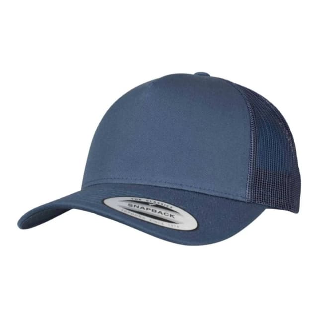 Flexfit Mens Retro 5 Panel Trucker Cap in Navy Navy Male One Size