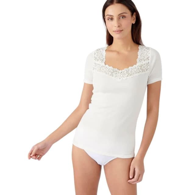 DAMART Thermolactyl Short Sleeve T-Shirt, Grade 2 Off-White Women XS;S;L;XL;XXL