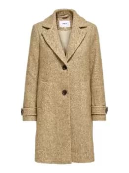 ONLY Wool Coat Women Beige