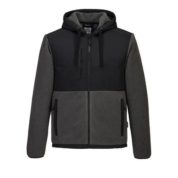 Portwest KX3 Mens Borg Fleece KX371BGYL Colour: Black / Grey