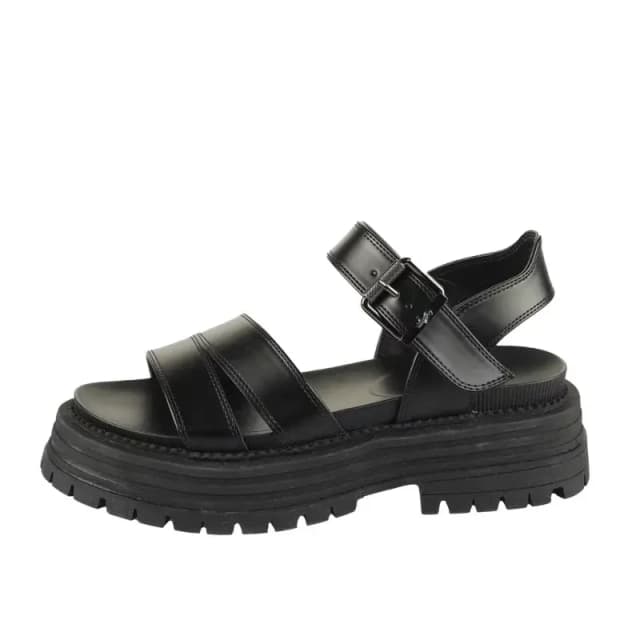 Buffalo Womens sandals Buffalo Lennox Ts Sandal - Vegan Box Noir Female 38