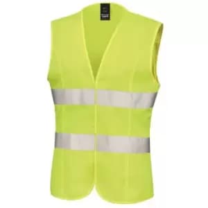 Result Core Womens/Ladies Sleeveless Hi Vis Vest (S/10) (Fluorescent Yellow) - Fluorescent Yellow