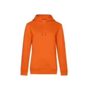 B&C Womens/Ladies Queen Hoody (L) (Pure Orange)