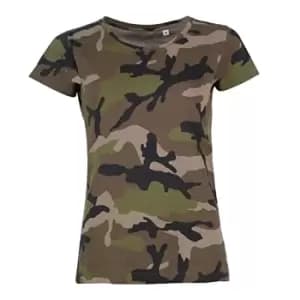 SOLS Womens/Ladies Camo Short Sleeve T-Shirt (XL) (Camouflage)