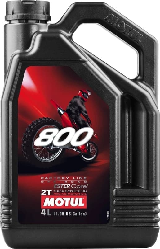 MOTUL 800 2T Factory Line Off Road Motor Oil 4 Liter