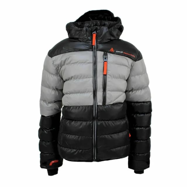 Peak Mountain Children's ski jacket Peak Mountain Ecaptin Noir Male 6 ans ECAPTIN/3-8/YA/A/NOIR-GRIS