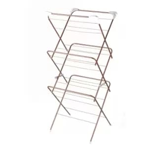 Beldray Elegant Clothes Airer, 15 Metre Drying Space - Rose Gold
