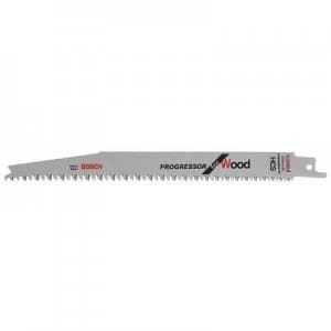 Bosch Accessories 2608654403 Sabre saw blade S 2345 X, Progressor for wood, pack of 2 Saw blade length 200 mm 2 pcs