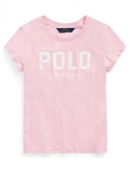 Ralph Lauren Girls Short Sleeve Polo T-Shirt, Pink, Size Age: 4 Years, Women