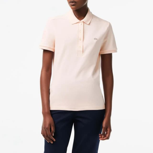 Lacoste Club Med Cotton Polo Shirt - Pink Pink 8