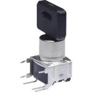Key switch 28 V DCAC 0.1 A 1 x OnOnOn 2 x 45