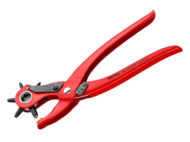 Knipex 90 70 220 Sb Revolving Punch Pliers 220mm Kpx9070220Sb