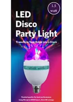 LED Disco Party Light Bulb, Transforming Any Room Into A Disco!