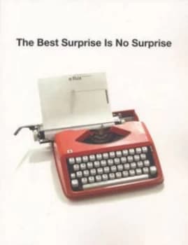 The Best Surprise Is No Surprise Paperback