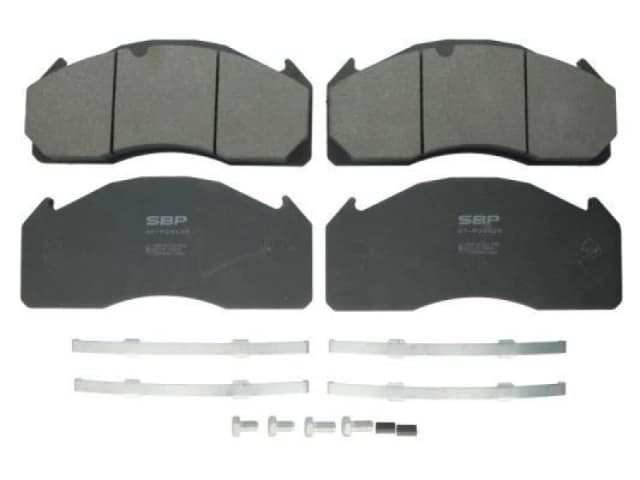 SBP 07-P29125 Brake pad set Front Axle, not prepared for wear warning indicator Brake Pad Set,disc brake (402)