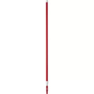 Vikan Telescopic handle, ergonomic, Ø 32 mm, length 1575mm - 2780 mm, pack of 5, red