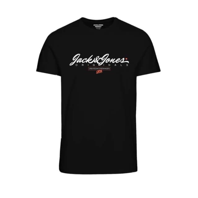 jack & jones Children's crew neck T-Shirt Jack & Jones Jorsymbol FST Noir Male 10 ans