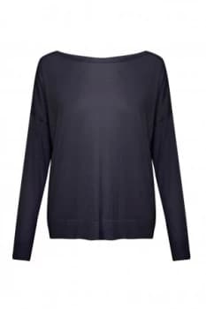 French Connection Spring Light Knit Jumper Blue Glow