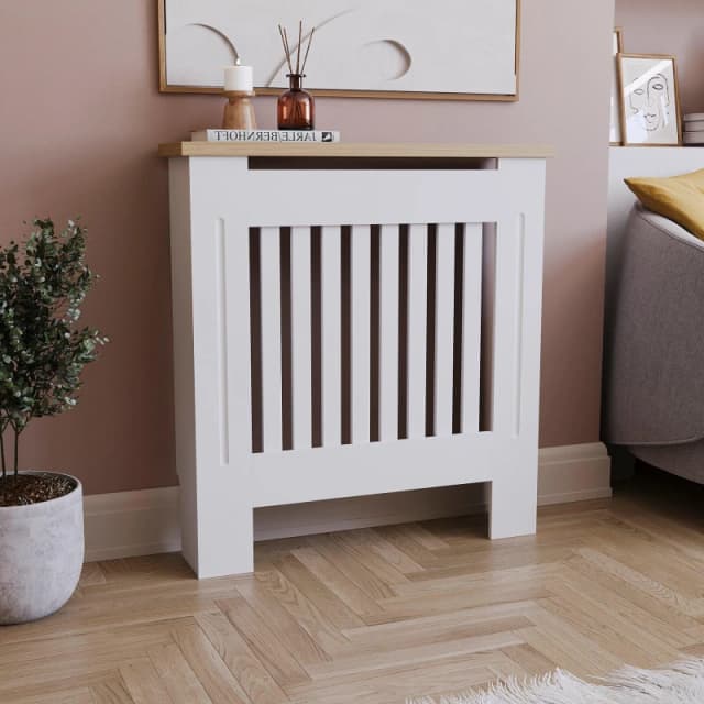 Lassic Vida Designs Arlington Radiator Cover, Small White unisex Small