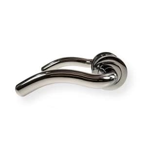 LocksOnline Flow Lever Door Handle Set on Round Rosette