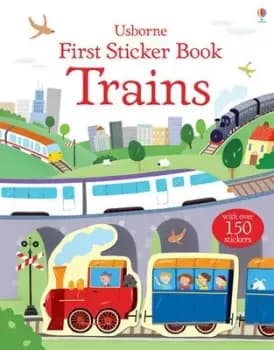 First Sticker Book Trains by Crisp