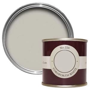 Farrow & Ball Estate Cornforth white No. 228 Emulsion Paint 100ml Tester pot