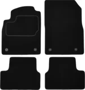 CUSTOPOL Floor mat set OPL85C OPEL,CHEVROLET,Astra J Sports Tourer (P10),ASTRA J,Astra J GTC (P10),ASTRA J Stufenheck,ORLANDO (J309),CRUZE (J300)