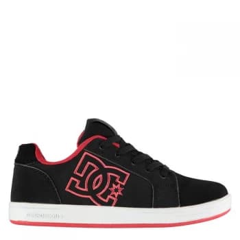DC Serial Gaffik Junior Boys Trainers - Black/Red/Wht