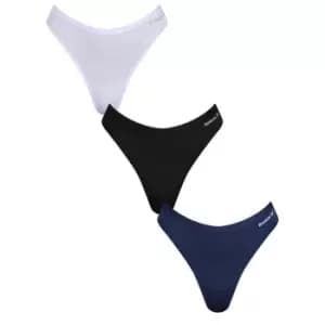 Reebok 3 Pack Agatha Thongs Womens - Multi