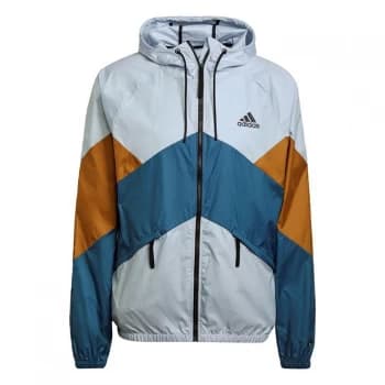 adidas Back to Sport WIND. RDY Jacket Mens - Halo Blue / Mesa