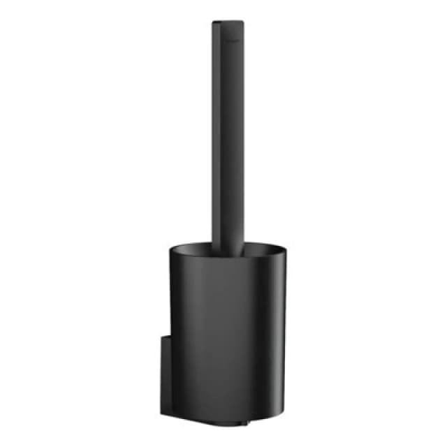 Hansgrohe Wallstoris Bathroom Toilet Brush Holder Matt Black Modern