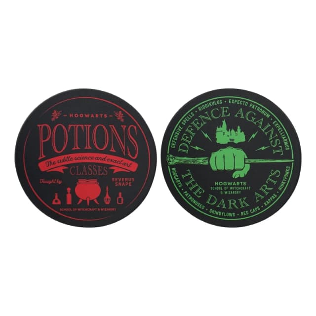 Harry Potter Coasters Set of 2 Ceramic Boxed - Harry Potter (Potions) Multi