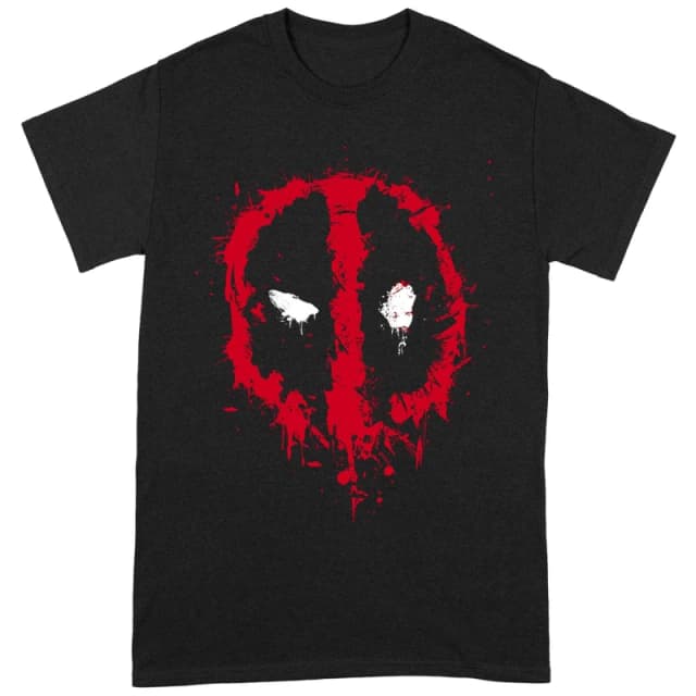 Deadpool Splat T-Shirt Black male