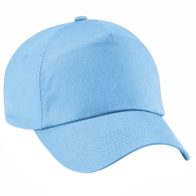 Beechfield Beechfield Men Plain Original 5 Panel Baseball Cap in Blue Blue One Size Male 5057520179735