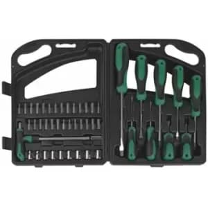 47 Piece Screwdriver and Socket Bit Set 11247 Bruder Mannesmann