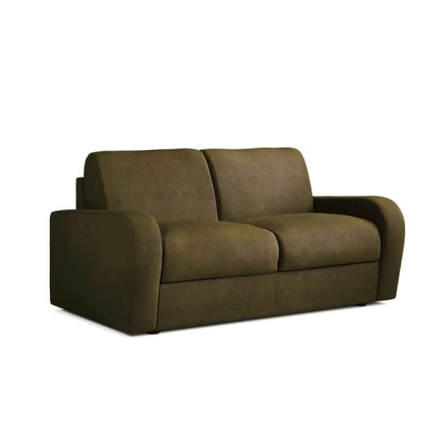 Jay-Be Jay-Be Deco Brushed Twill 2 Seater Sofa Bed with Deep Sprung Mattress Hunter Green 2 seater