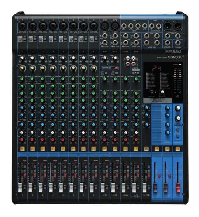 Yamaha MG16XU audio mixer 16 channels