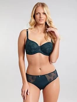 Panache Tango Balconette Bra, Forest, Size 32Dd, Women