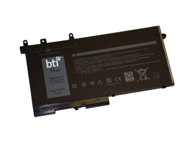 BTI BTI 3-cell 48Wh 451-BBZT compatible laptop battery for Dell Latitude 5480 5490 5580 5590 - 18 month warranty 451-BBZT-BTI