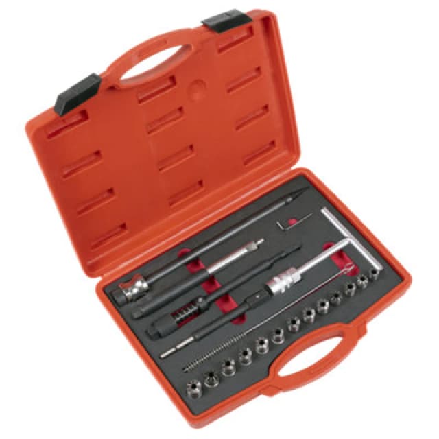 Sealey VS2070 21 Piece Diesel Injector Seat Cutter Set VS2070