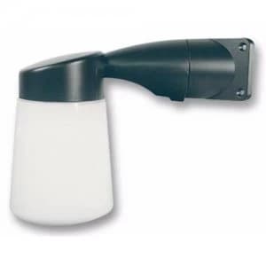 Eterna Outdoor Corner Wall Light Aluminium Body and CFL Lamp - Black