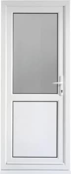 Wickes Tamar Pre-hung Upvc Door 2085 x 840mm Left Hung