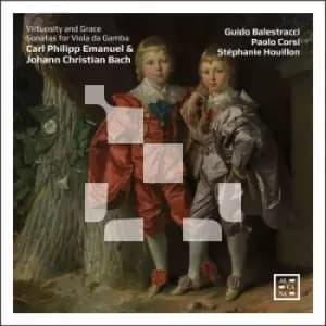 Virtuosity and Grace Sonatas for Viola Da Gamba by Carl Philipp Emanuel Bach CD Album