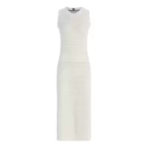 Tommy Hilfiger Linen Blend Tank Midi Dress - White
